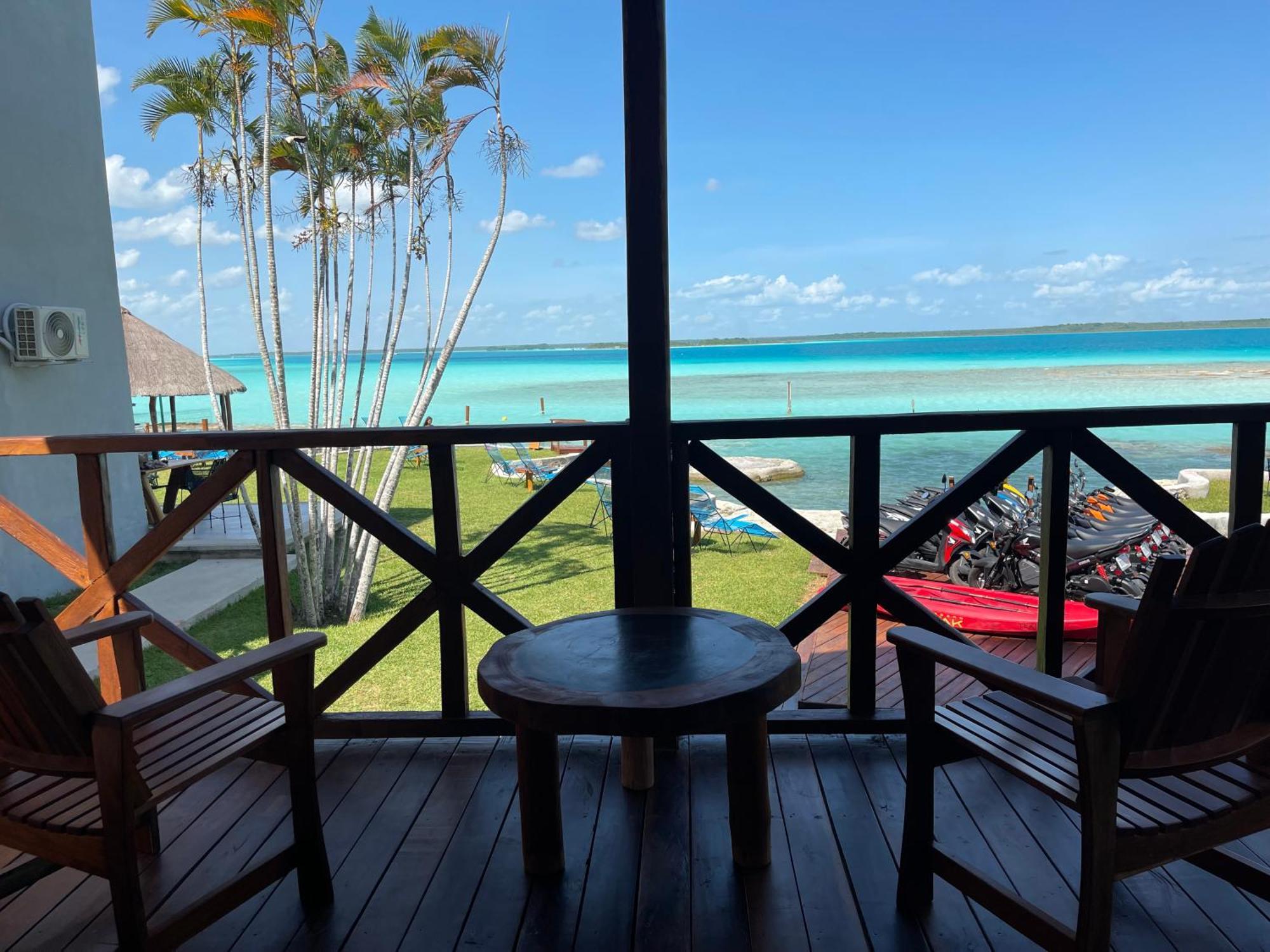 Blue Caribe Bacalar Front Lagoon Exterior photo