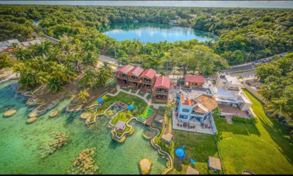 Blue Caribe Bacalar Front Lagoon Exterior photo