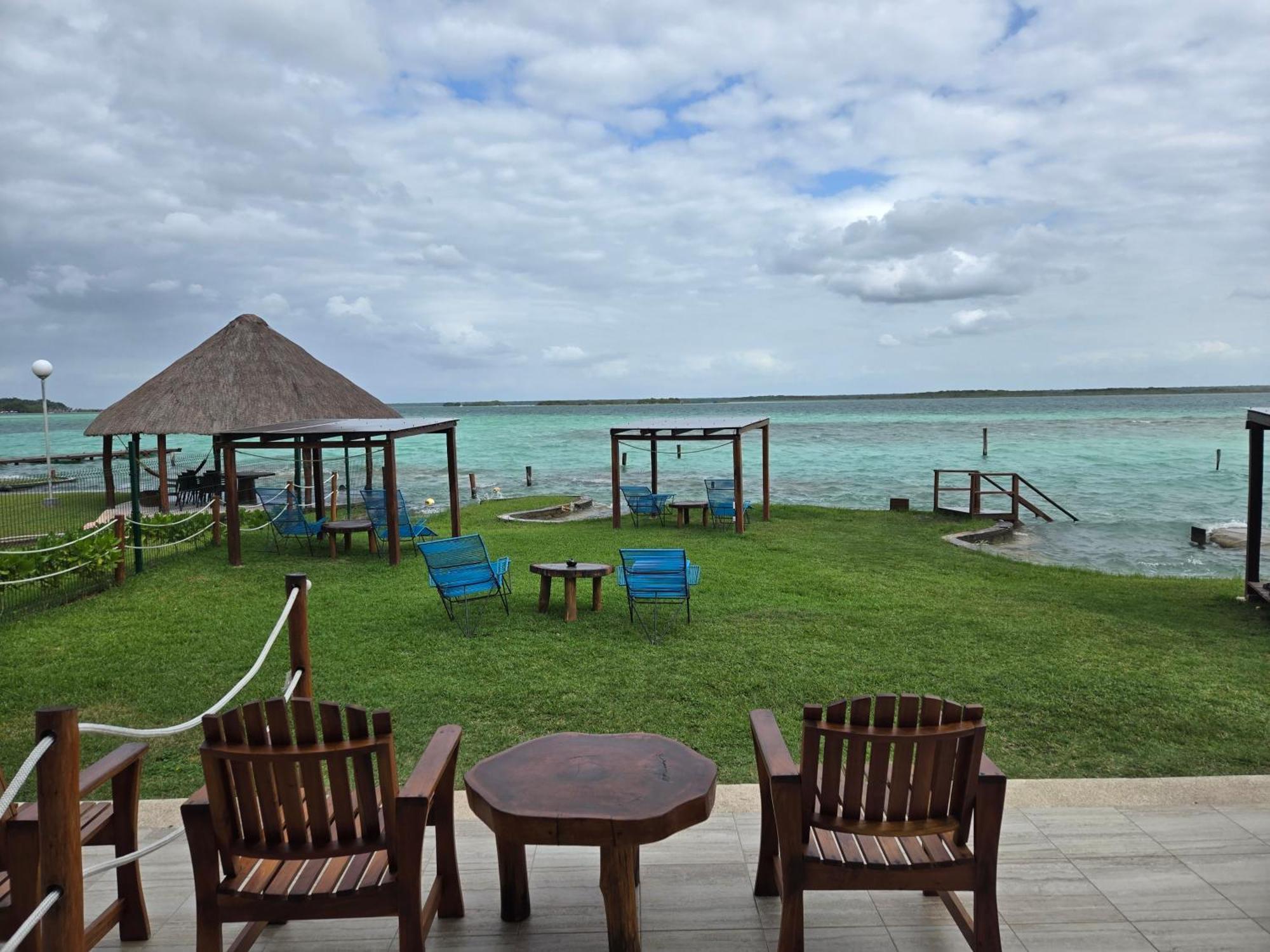 Blue Caribe Bacalar Front Lagoon Exterior photo